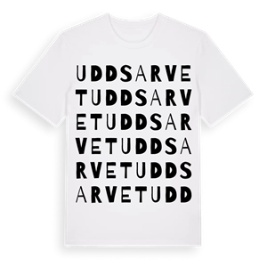 Uddsarvet ordlek t-shirt – ekologisk bomull t-shirt från Pinshirt