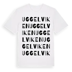 Uggelviken ordlek t-shirt – ekologisk bomull t-shirt från Pinshirt