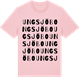 Pink Cotton t-shirt med Ungsjöbo ordlek t-shirt