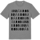 Mid Heather Gray t-shirt med Unnåbron ordlek t-shirt