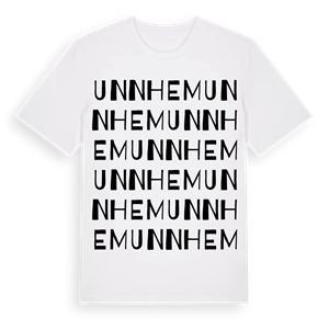 Unnhem ordlek t-shirt – ekologisk bomull t-shirt från Pinshirt