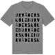 Mid Heather Gray t-shirt med Urväderskölen ordlek t-shirt