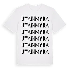 Utanmyra ordlek t-shirt – ekologisk bomull t-shirt från Pinshirt