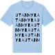 Blue Soul t-shirt med Utanmyra ordlek t-shirt