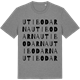 Mid Heather Gray t-shirt med Utibodarna ordlek t-shirt