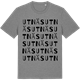 Mid Heather Gray t-shirt med Utnäs ordlek t-shirt