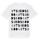 Utsundsboda ordlek t-shirt