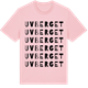 Pink Cotton t-shirt med Uvberget ordlek t-shirt