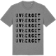 Mid Heather Gray t-shirt med Uvberget ordlek t-shirt