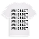 Uvberget ordlek t-shirt