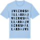 Blue Soul t-shirt med Uvbergshällarna ordlek t-shirt