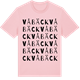 Pink Cotton t-shirt med Våbäck ordlek t-shirt