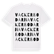 White t-shirt med Vackerbodarna ordlek t-shirt