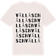 Vintage White t-shirt med Vällåsen ordlek t-shirt