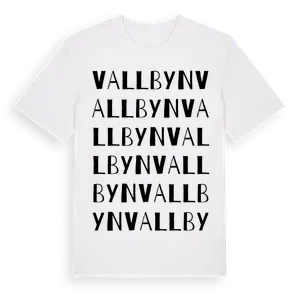 Vallbyn ordlek t-shirt – ekologisk bomull t-shirt från Pinshirt
