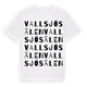 Vallsjösälen ordlek t-shirt