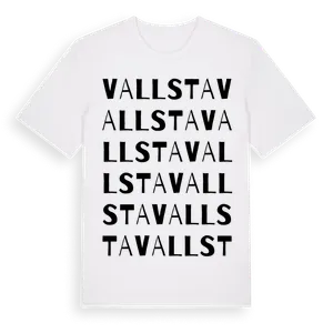 Vallsta ordlek t-shirt – ekologisk bomull t-shirt från Pinshirt