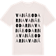 Vintage White t-shirt med Vanåbodarna ordlek t-shirt