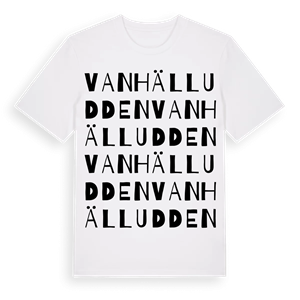 Vanhälludden ordlek t-shirt – ekologisk bomull t-shirt från Pinshirt