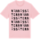 Pink Cotton t-shirt med Vännässätern ordlek t-shirt