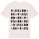 Vintage White t-shirt med Vansbodarna ordlek t-shirt