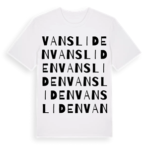 Vansliden ordlek t-shirt – ekologisk bomull t-shirt från Pinshirt