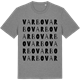 Mid Heather Gray t-shirt med Varbo ordlek t-shirt