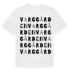 Varggården ordlek t-shirt – ekologisk bomull t-shirt från Pinshirt