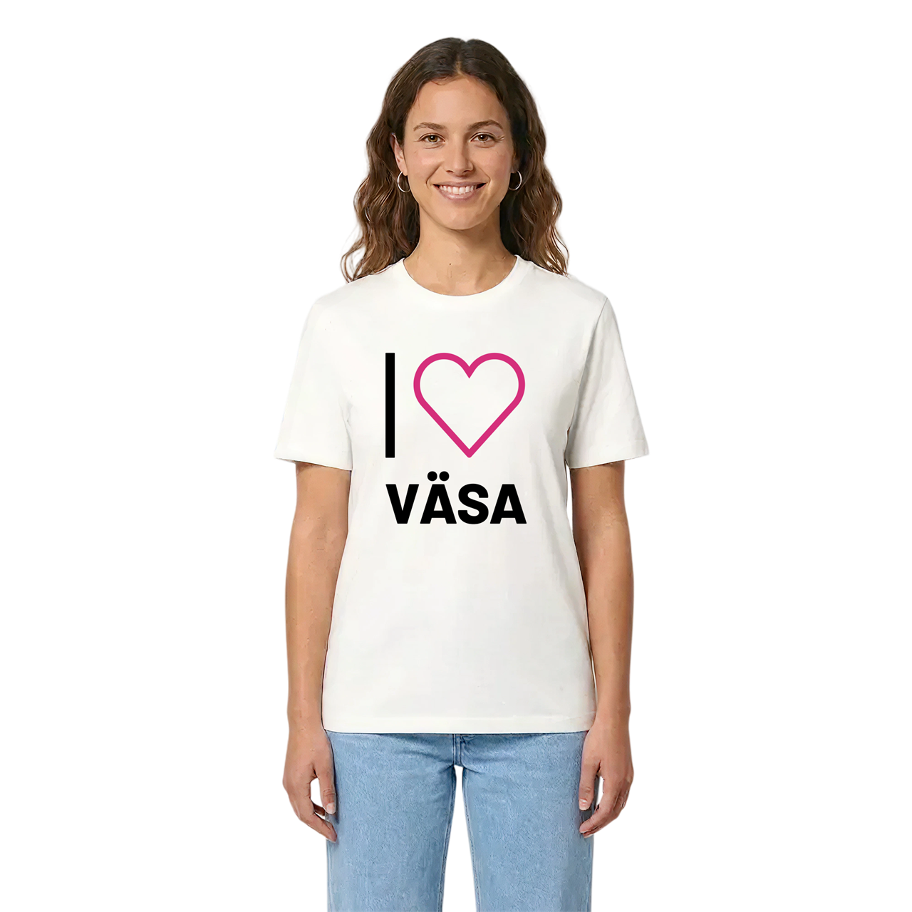 Jag älskar Väsa t-shirt stort tryck i miljö
