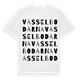 Vasselbodarna ordlek t-shirt