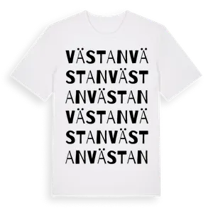 Västan ordlek t-shirt – ekologisk bomull t-shirt från Pinshirt
