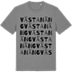 Mid Heather Gray t-shirt med Västanäng ordlek t-shirt
