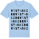 Blue Soul t-shirt med Västanberg ordlek t-shirt