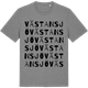 Mid Heather Gray t-shirt med Västansjö ordlek t-shirt