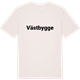 Vintage White t-shirt med Västbygge fetstil t-shirt