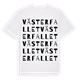 White t-shirt med Västerfallet ordlek t-shirt