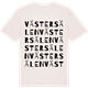 Vintage White t-shirt med Västersälen ordlek t-shirt
