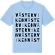 Blue Soul t-shirt med Västerviken ordlek t-shirt