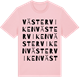 Pink Cotton t-shirt med Västerviken ordlek t-shirt