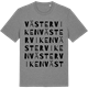 Mid Heather Gray t-shirt med Västerviken ordlek t-shirt