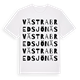 White t-shirt med Västra Bredsjönäs ordlek t-shirt