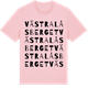 Pink Cotton t-shirt med Västra låsberget ordlek t-shirt