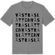 Mid Heather Gray t-shirt med Västra Slätten ordlek t-shirt