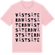 Pink Cotton t-shirt med Västsätern ordlek t-shirt