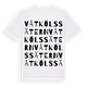 Våtkölssätern ordlek t-shirt
