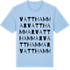 Blue Soul t-shirt med Vatthammar ordlek t-shirt