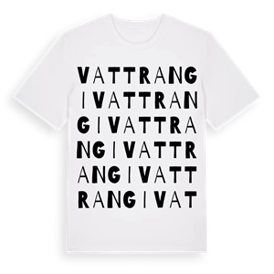 Vattrangi ordlek t-shirt – ekologisk bomull t-shirt från Pinshirt