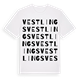 Vestlings ordlek t-shirt