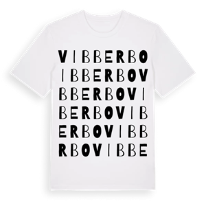 Vibberbo ordlek t-shirt – ekologisk bomull t-shirt från Pinshirt