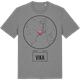 Mid Heather Gray t-shirt med Vika t-shirt
